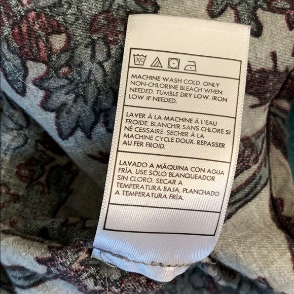 Hurley floral flannel shirt - Picture 8 of 8